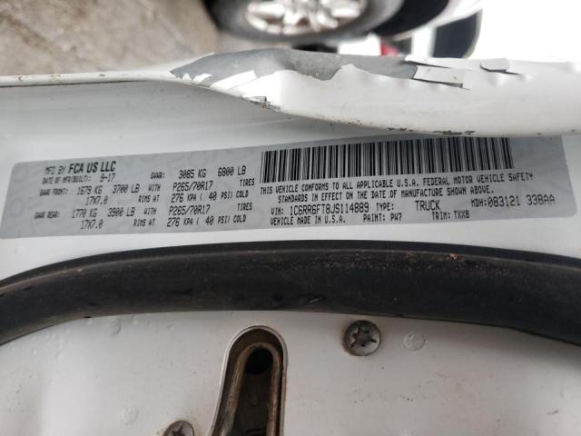Photo 10 from auction – 2018 RAM 1500 ST with VIN 1C6RR6FT8JS114889