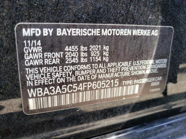 Photo 10 from auction – 2015 BMW 328 I with VIN WBA3A5C54FP605215