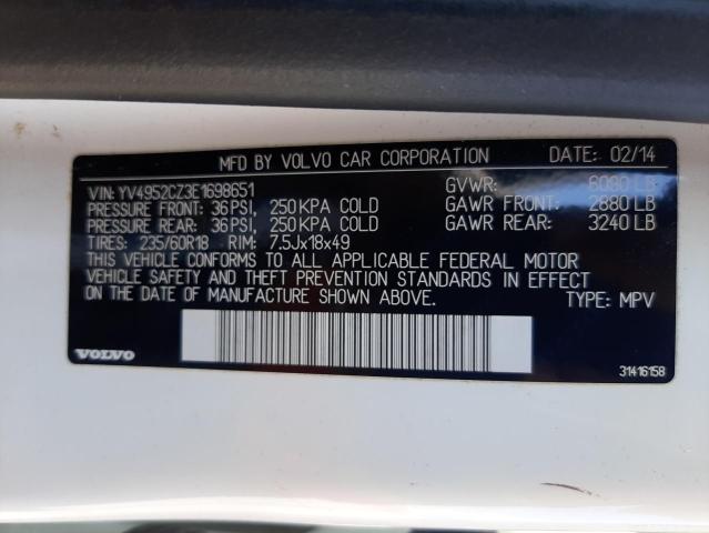 Photo 10 from auction – 2014 VOLVO XC90 3.2 with VIN YV4952CZ3E1698651