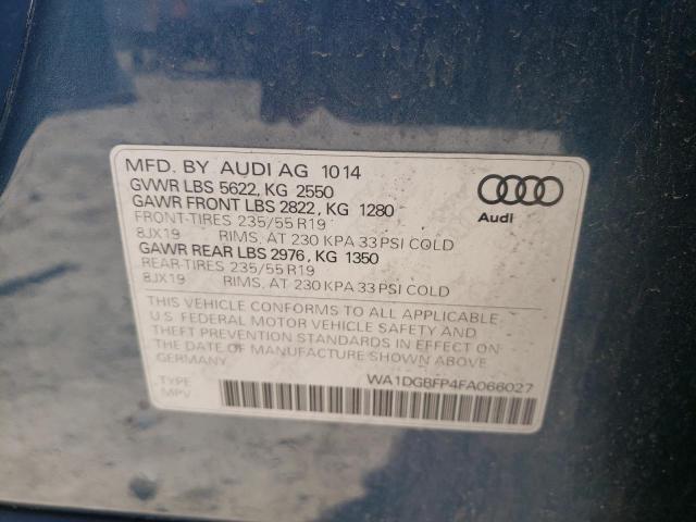 Photo 10 from auction – 2015 AUDI Q5 PREMIUM with VIN WA1DGBFP4FA066027