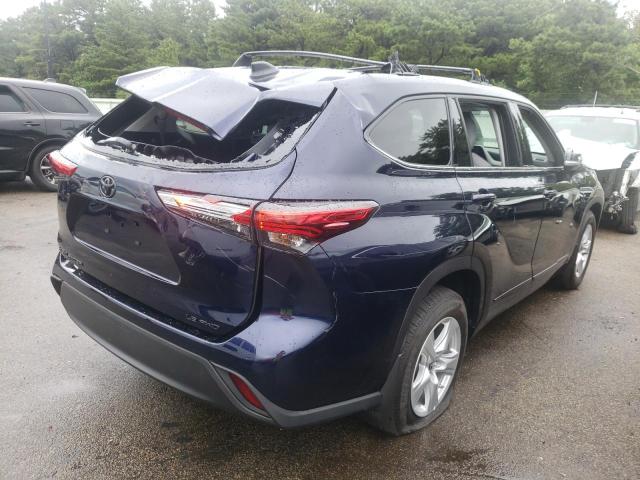 Photo 4 from auction – 2022 TOYOTA HIGHLANDER with VIN 5TDBZRBH1NS220371