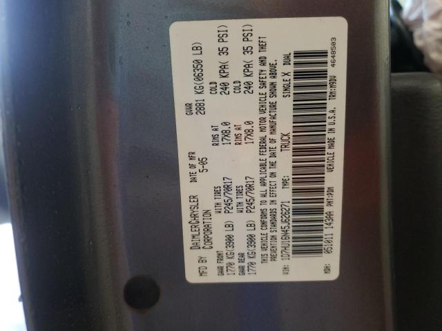 Photo 10 from auction – 2005 DODGE RAM 1500 S with VIN 1D7HU16N45J626271