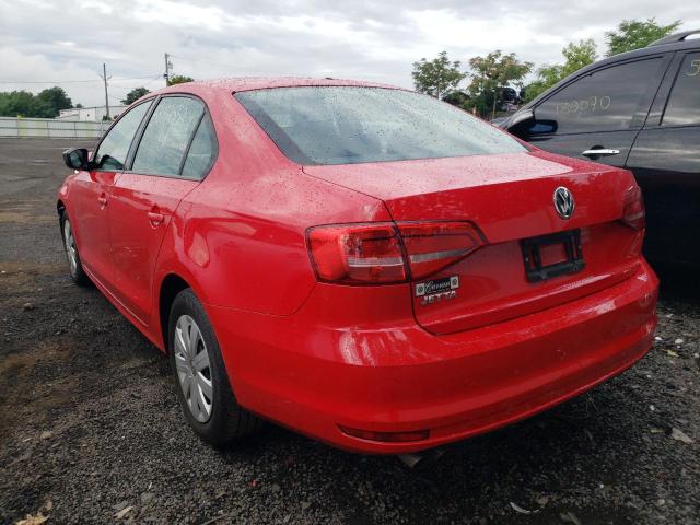 Photo 3 from auction – 2015 VOLKSWAGEN JETTA BASE with VIN 3VW2K7AJ8FM427318