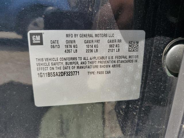 Photo 10 from auction – 2013 CHEVROLET MALIBU LS with VIN 1G11B5SA2DF323771