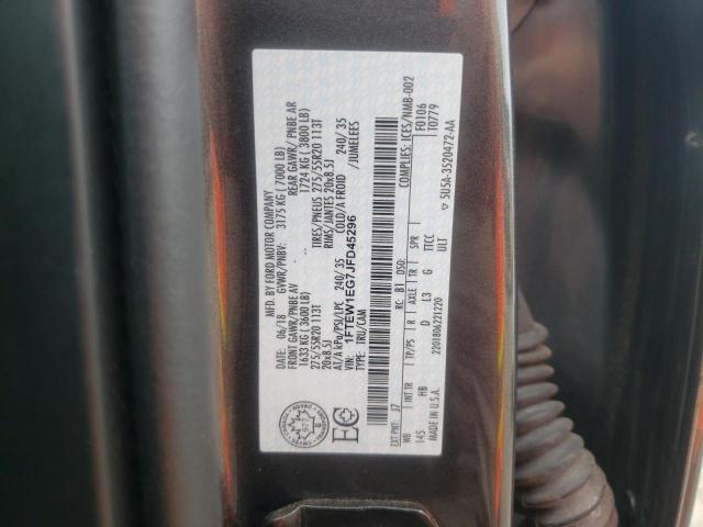 Photo 10 from auction – 2018 FORD F150 SUPER with VIN 1FTEW1EG7JFD45296