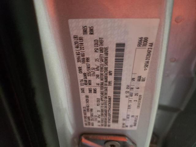 Photo 10 from auction – 2017 FORD ESCAPE S with VIN 1FMCU0F77HUC65987