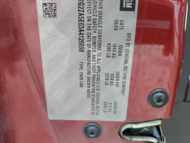Photo 10 from auction – 2010 PONTIAC G6 with VIN 1G2ZA5E03A4126698