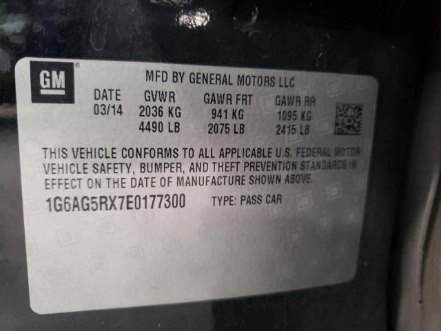 Photo 10 from auction – 2014 CADILLAC ATS with VIN 1G6AG5RX7E0177300