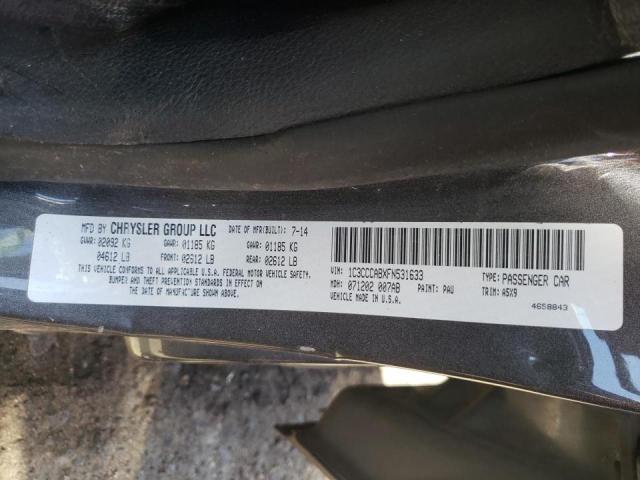 Photo 10 from auction – 2015 CHRYSLER 200 LIMITE with VIN 1C3CCCABXFN531633