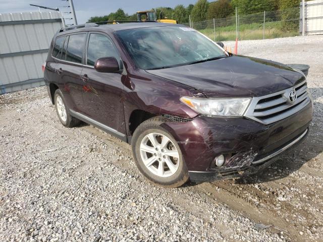 TOYOTA HIGHLANDER 2013 with VIN 5TDZA3EH2DS042158 - Photo from auction