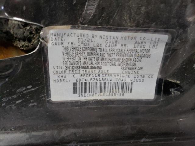 Photo 10 from auction – 2021 NISSAN VERSA SV with VIN 3N1CN8EV6ML855458