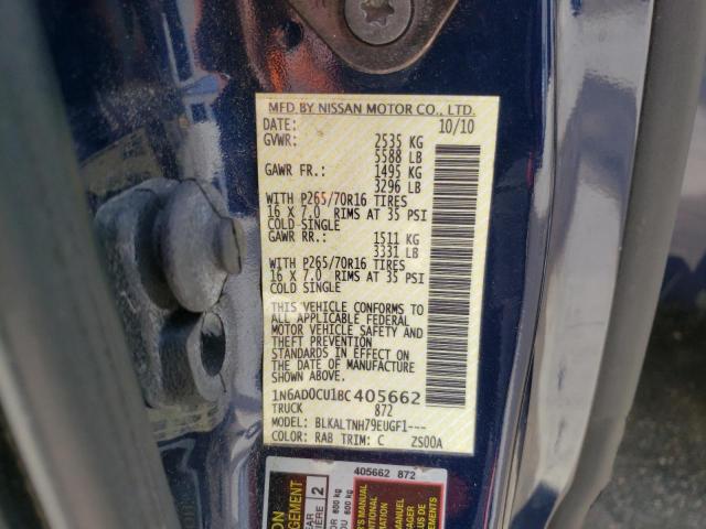 Photo 10 from auction – 2011 NISSAN FRONTIER S with VIN 1N6AD0CU1BC405662