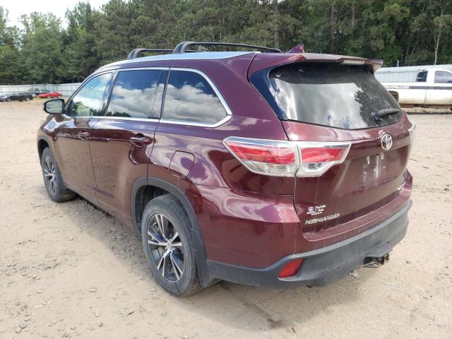 Photo 3 from auction – 2016 TOYOTA HIGHLANDER with VIN 5TDJKRFH0GS225414