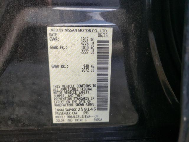 Photo 10 from auction – 2016 NISSAN ALTIMA 2.5 with VIN 1N4AL3AP4GC259145