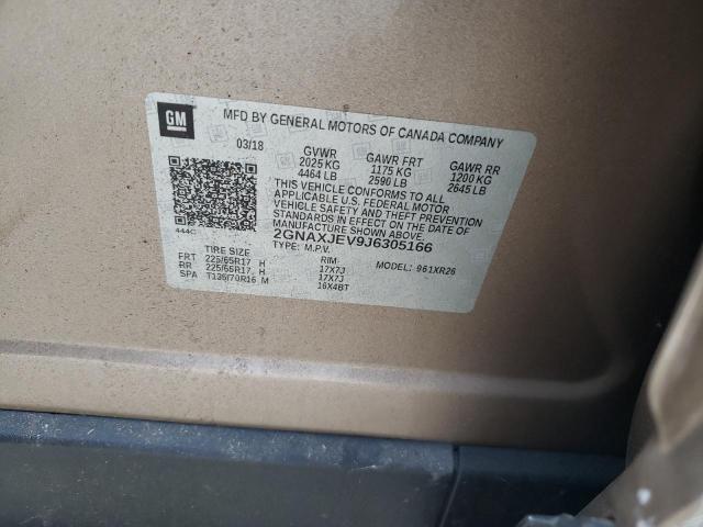 Photo 10 from auction – 2018 CHEVROLET EQUINOX LT with VIN 2GNAXJEV9J6305166