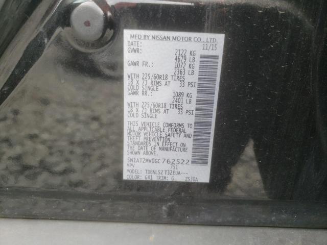Photo 10 from auction – 2016 NISSAN ROGUE S with VIN 5N1AT2MV0GC762522