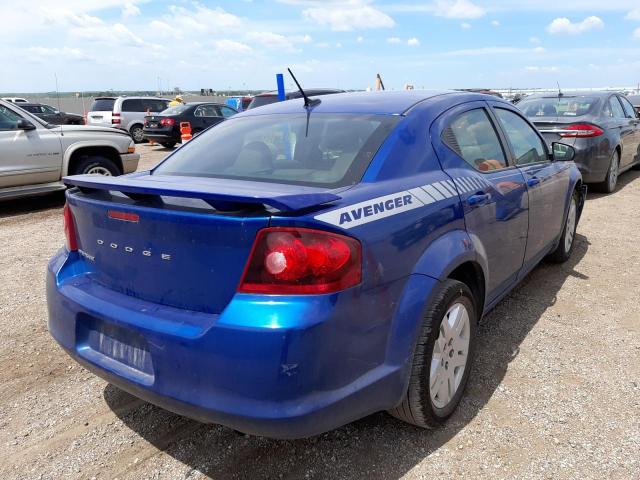Photo 4 from auction – 2012 DODGE AVENGER SE with VIN 1C3CDZAB6CN243233