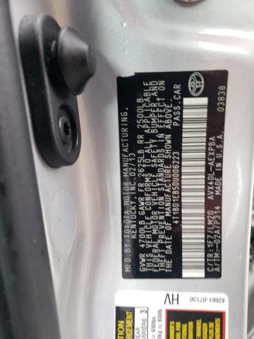 Photo 10 from auction – 2013 TOYOTA AVALON HYB with VIN 4T1BD1EB5DU006223