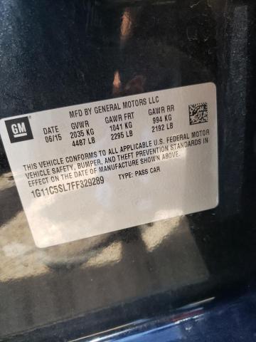 Photo 10 from auction – 2015 CHEVROLET MALIBU 1LT with VIN 1G11C5SL7FF329289