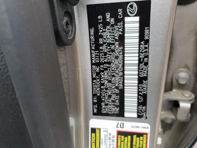 Photo 10 from auction – 2021 LEXUS ES 350 BAS with VIN 58ADZ1B12MU096476