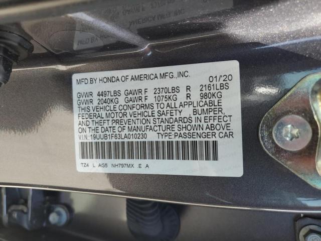 Photo 10 from auction – 2020 ACURA TLX TECHNO with VIN 19UUB1F63LA010230