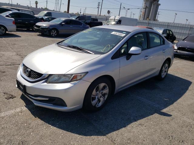 Photo 2 from auction – 2013 HONDA CIVIC LX with VIN 19XFB2F52DE229067