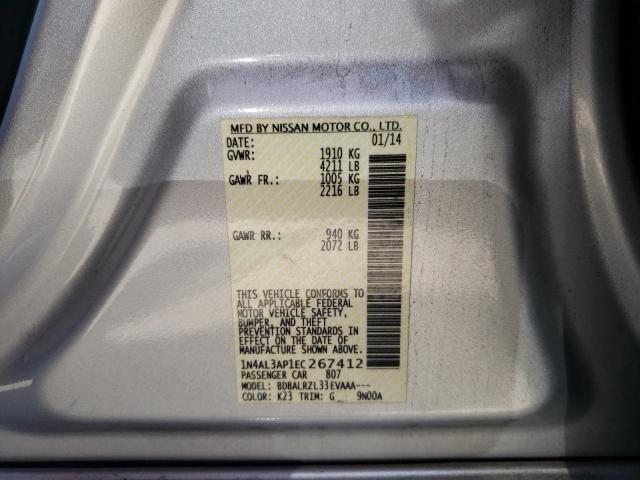 Photo 10 from auction – 2014 NISSAN ALTIMA 2.5 with VIN 1N4AL3AP1EC267412