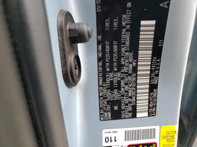 Photo 10 from auction – 2015 TOYOTA SIENNA LE with VIN 5TDKK3DC3FS579810
