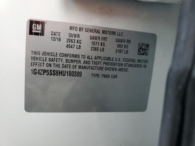 Photo 10 from auction – 2017 BUICK LACROSSE E with VIN 1G4ZP5SS8HU180309