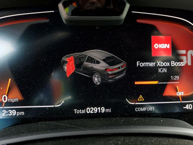 Photo 8 from auction – 2022 BMW X6 XDRIVE4 with VIN 5UXCY6C02N9L85387