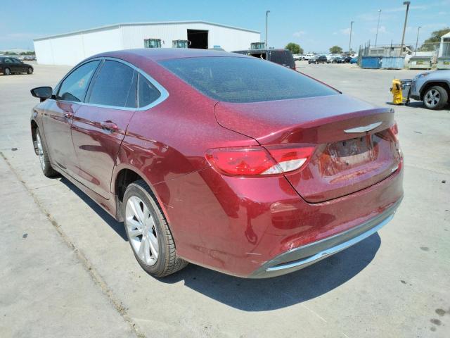 Photo 3 from auction – 2016 CHRYSLER 200 LIMITE with VIN 1C3CCCAB4GN104790