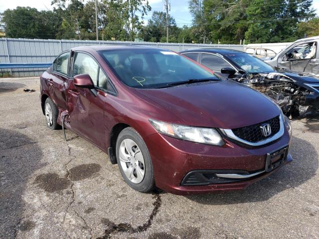 Photo 1 from auction – 2013 HONDA CIVIC LX with VIN 19XFB2F58DE038320