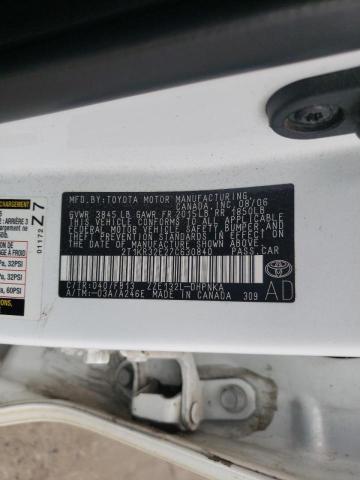 Photo 10 from auction – 2007 TOYOTA COROLLA MA with VIN 2T1KR32E27C630840