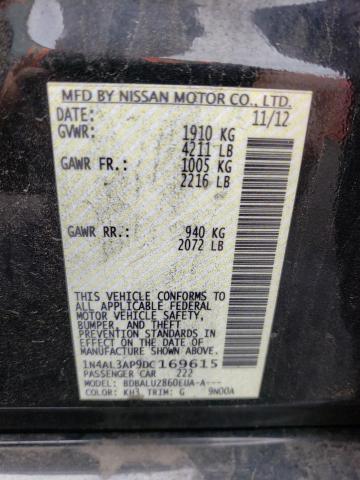 Photo 10 from auction – 2013 NISSAN ALTIMA 2.5 with VIN 1N4AL3AP9DC169615