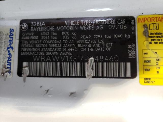 Photo 10 from auction – 2007 BMW 328 I SULE with VIN WBAWV13517PK48460