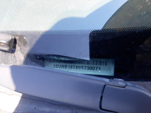Photo 10 from auction – 2009 DODGE RAM 1500 with VIN 1D3HB18T89S730071
