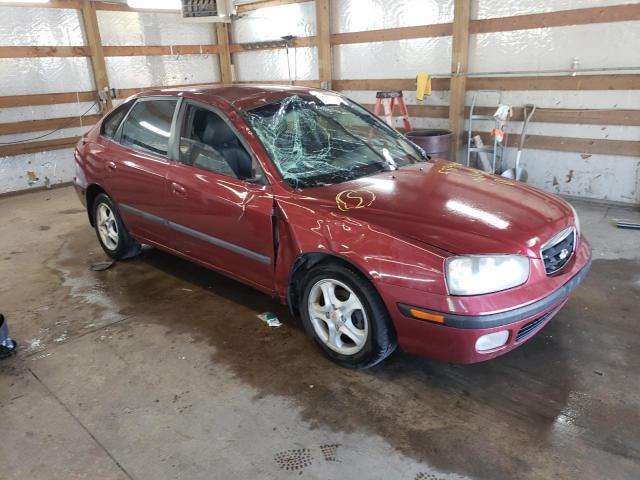 HYUNDAI ELANTRA GL 2002 with VIN KMHDN55D52U061668 - Photo from auction