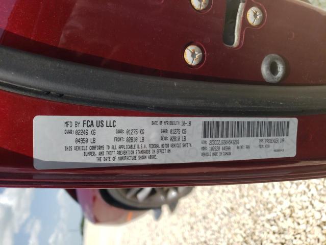 Photo 10 from auction – 2019 DODGE CHALLENGER with VIN 2C3CDZJG5KH543266