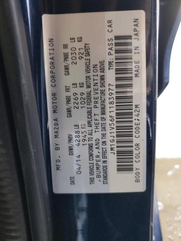 Photo 10 from auction – 2015 MAZDA 6 TOURING with VIN JM1GJ1V56F1183977