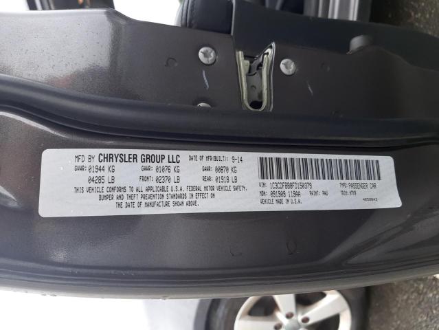 Photo 10 from auction – 2015 DODGE DART SXT with VIN 1C3CDFBB8FD150379
