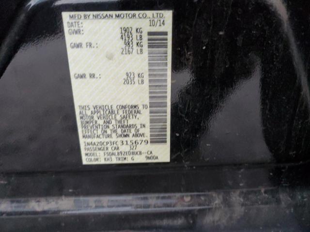 Photo 10 from auction – 2015 NISSAN LEAF S with VIN 1N4AZ0CP3FC315679