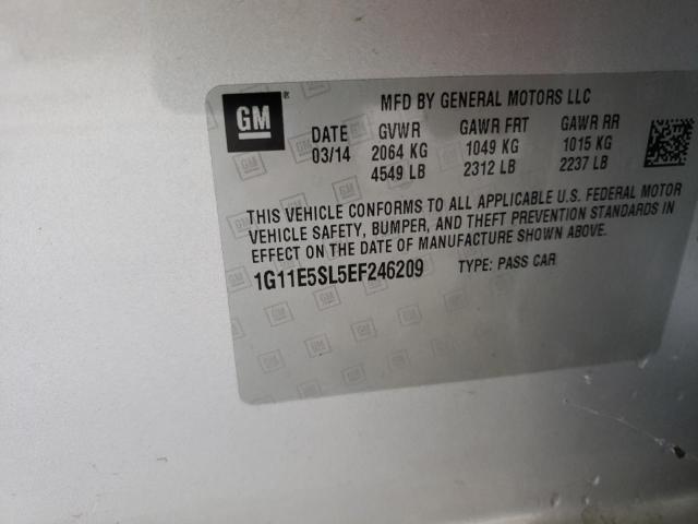 Photo 10 from auction – 2014 CHEVROLET MALIBU 2LT with VIN 1G11E5SL5EF246209