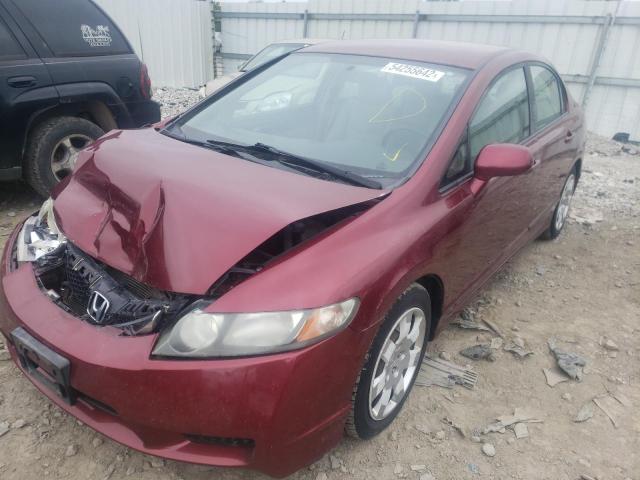 Photo 2 from auction – 2011 HONDA CIVIC LX with VIN 19XFA1F53BE000309