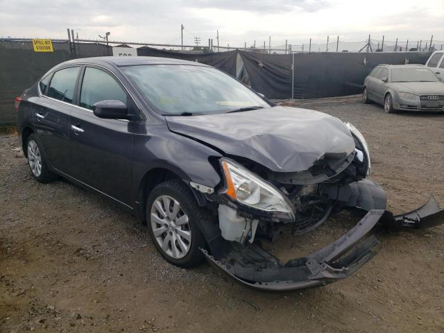 NISSAN SENTRA S 2015 with VIN 3N1AB7AP7FL670923 - Photo from auction