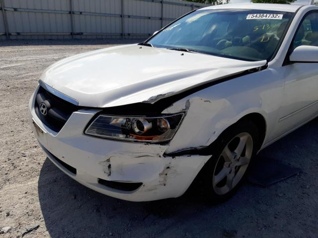 Photo 9 from auction – 2007 HYUNDAI SONATA SE with VIN 5NPEU46FX7H285137