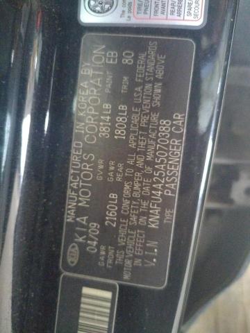 Photo 10 from auction – 2010 KIA FORTE EX with VIN KNAFU4A25A5070388