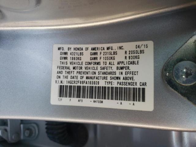 Photo 10 from auction – 2015 HONDA ACCORD EXL with VIN 1HGCR2F89FA165609