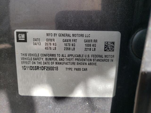 Photo 10 from auction – 2013 CHEVROLET MALIBU 1LT with VIN 1G11D5SR1DF290018