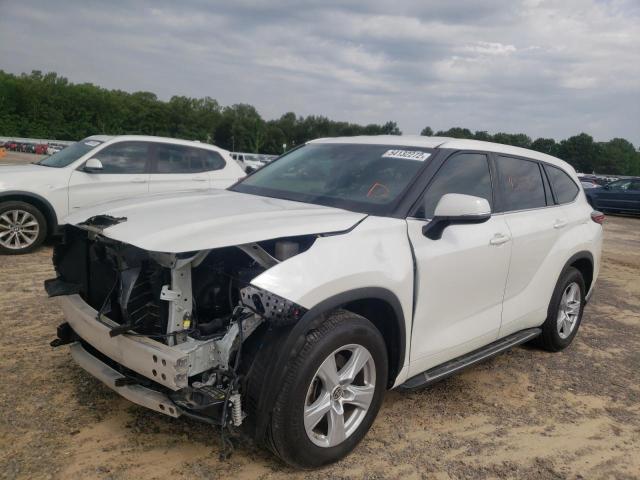 Photo 2 from auction – 2021 TOYOTA HIGHLANDER with VIN 5TDZZRAH2MS518460