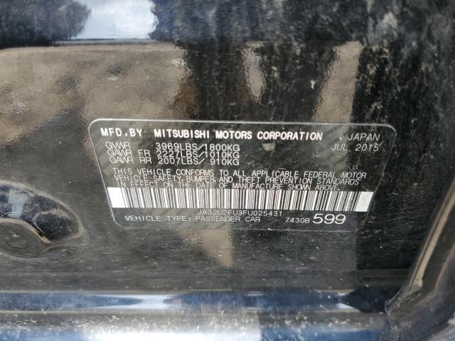 Photo 10 from auction – 2015 MITSUBISHI LANCER ES with VIN JA32U2FU3FU025431